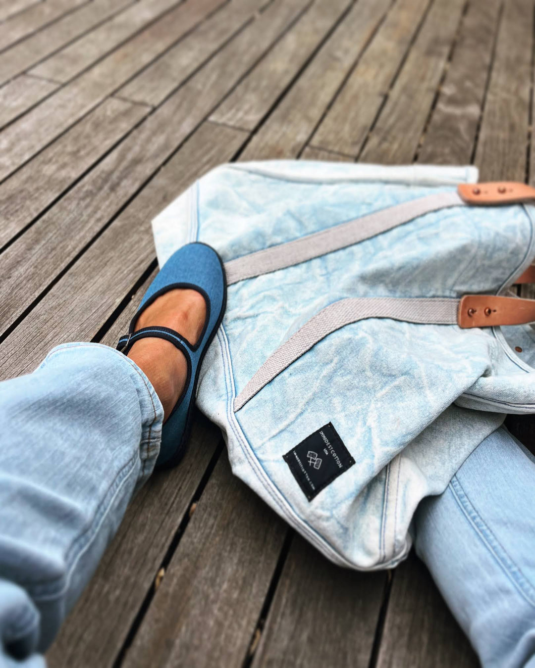 Mary Jane Furlane Denim from KADOU Boutique