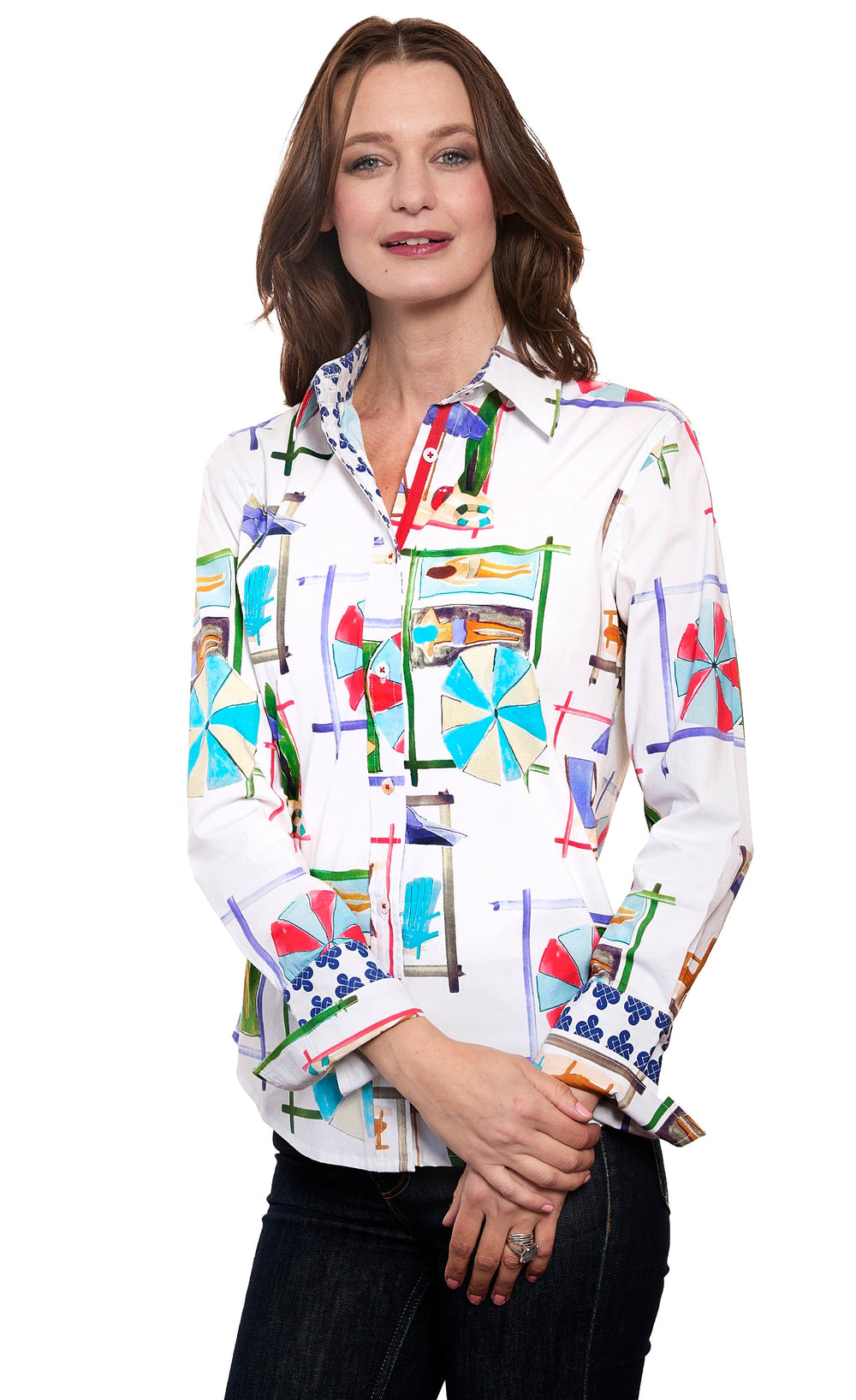 Beach Chairs Rome Shirt from KADOU Boutique