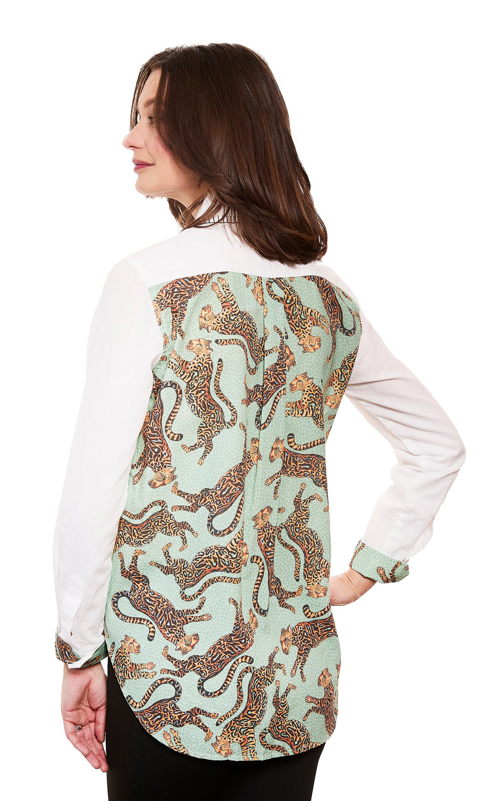 Chesapeake Top with Cheetah Back Panel from KADOU Boutique
