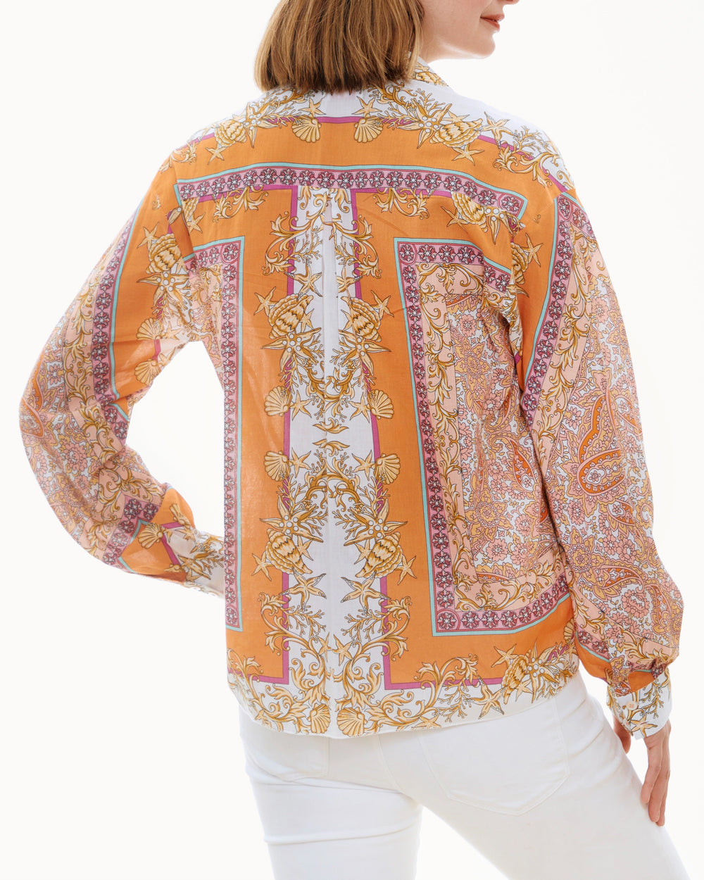 Buckhead Boxy Top Engineered Print from KADOU Boutique