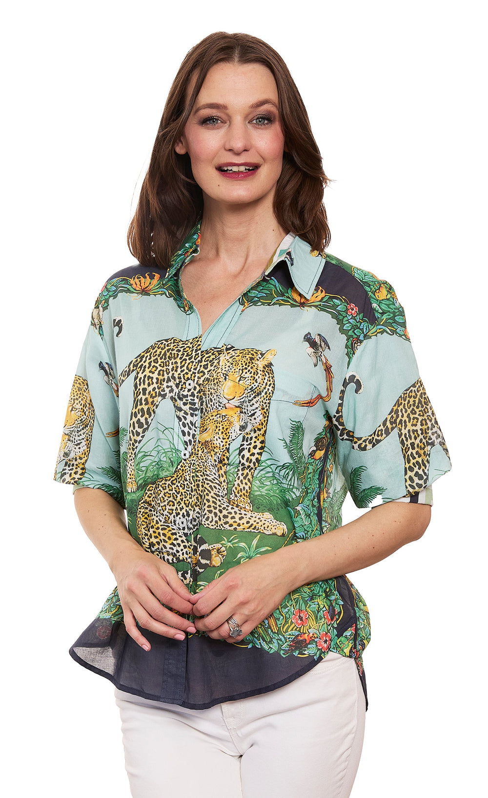 Milano Top Safari Print from KADOU Boutique