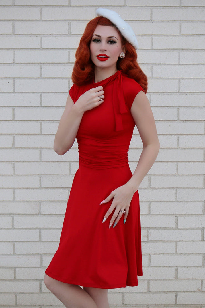 Bombshell Dress in Red - Plus Sizes Only from KADOU Boutique