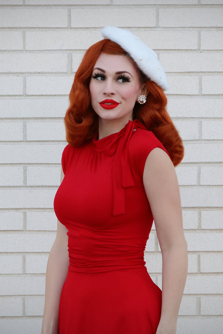 Bombshell Dress in Red - Plus Sizes Only from KADOU Boutique