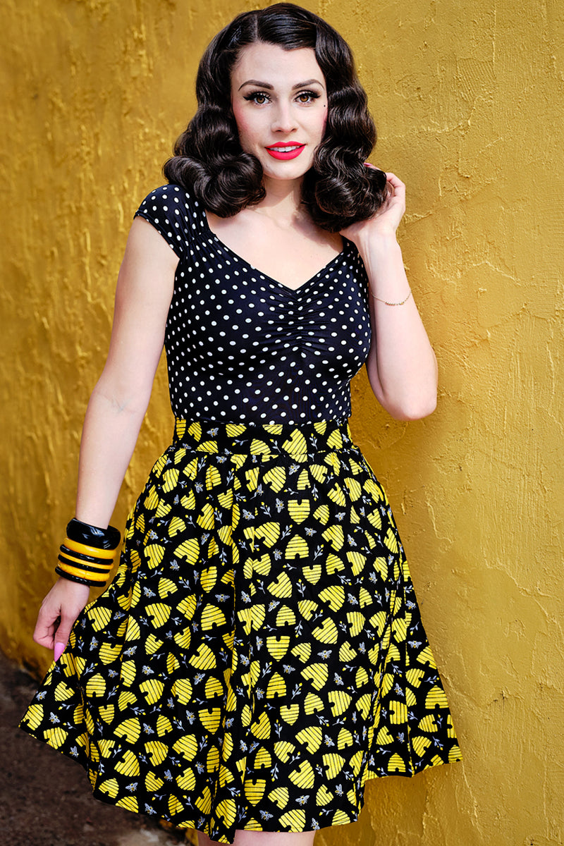 Isabel Top in Polka Dots from KADOU Boutique