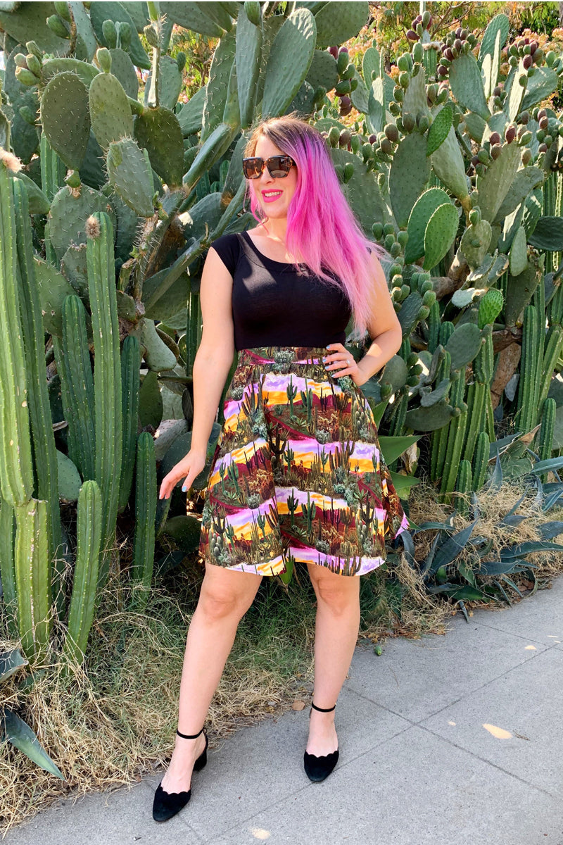 Desert Dreams A-Line Skirt from KADOU Boutique