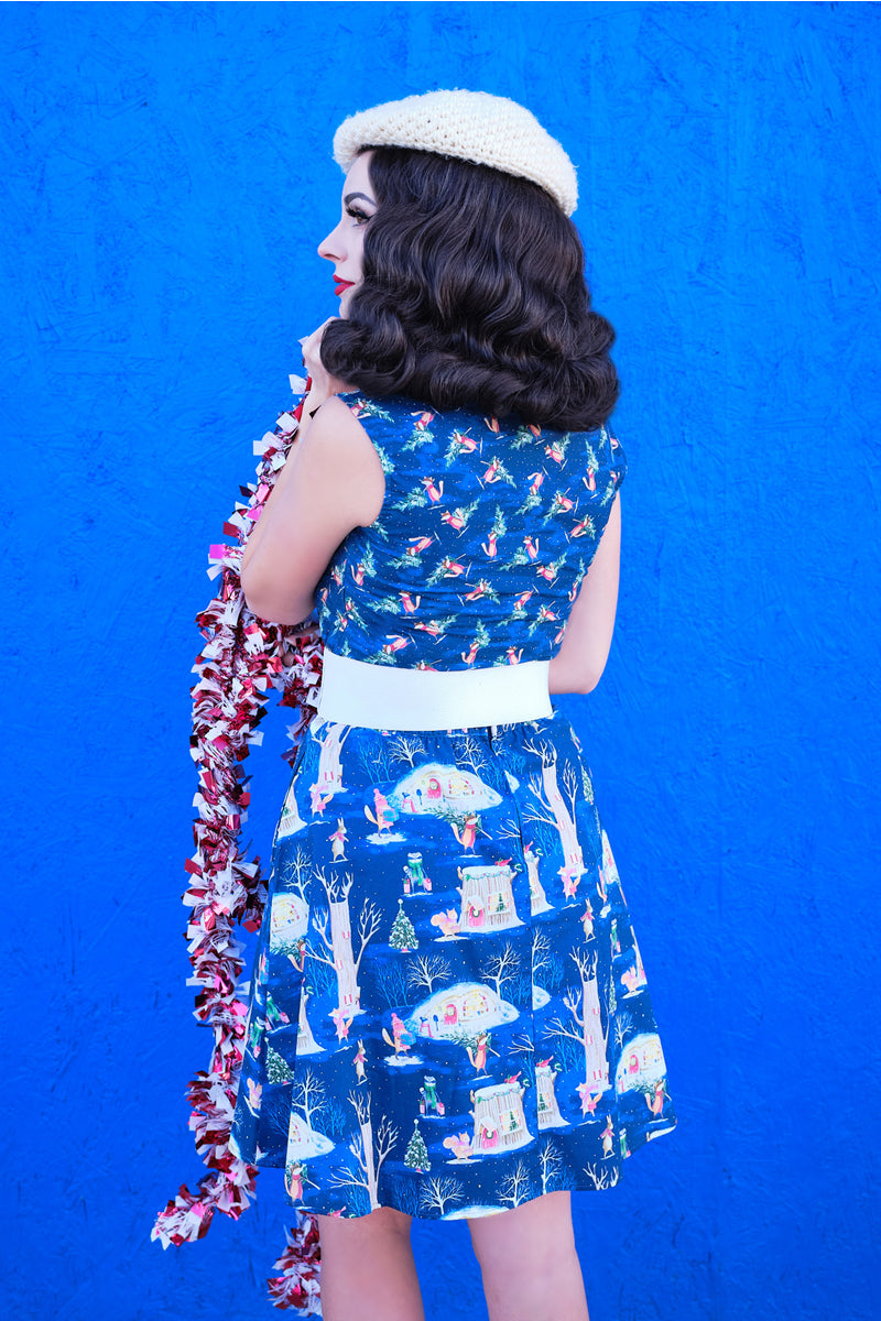 Festive Fox Bow Top - 1X Only from KADOU Boutique