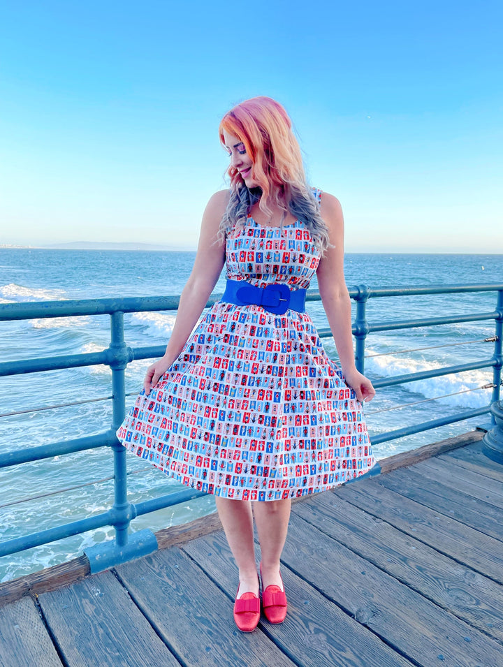 Sunny Days Fit &amp; Flare Dress - Large only