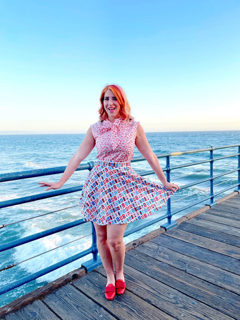 Sunny Days Skater Skirt from KADOU Boutique