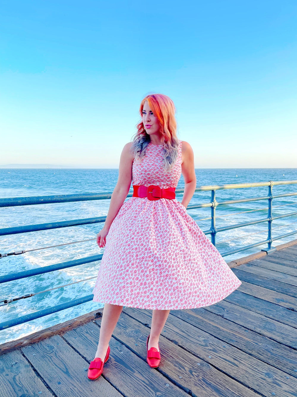 Umbrella Midi Dress from KADOU Boutique
