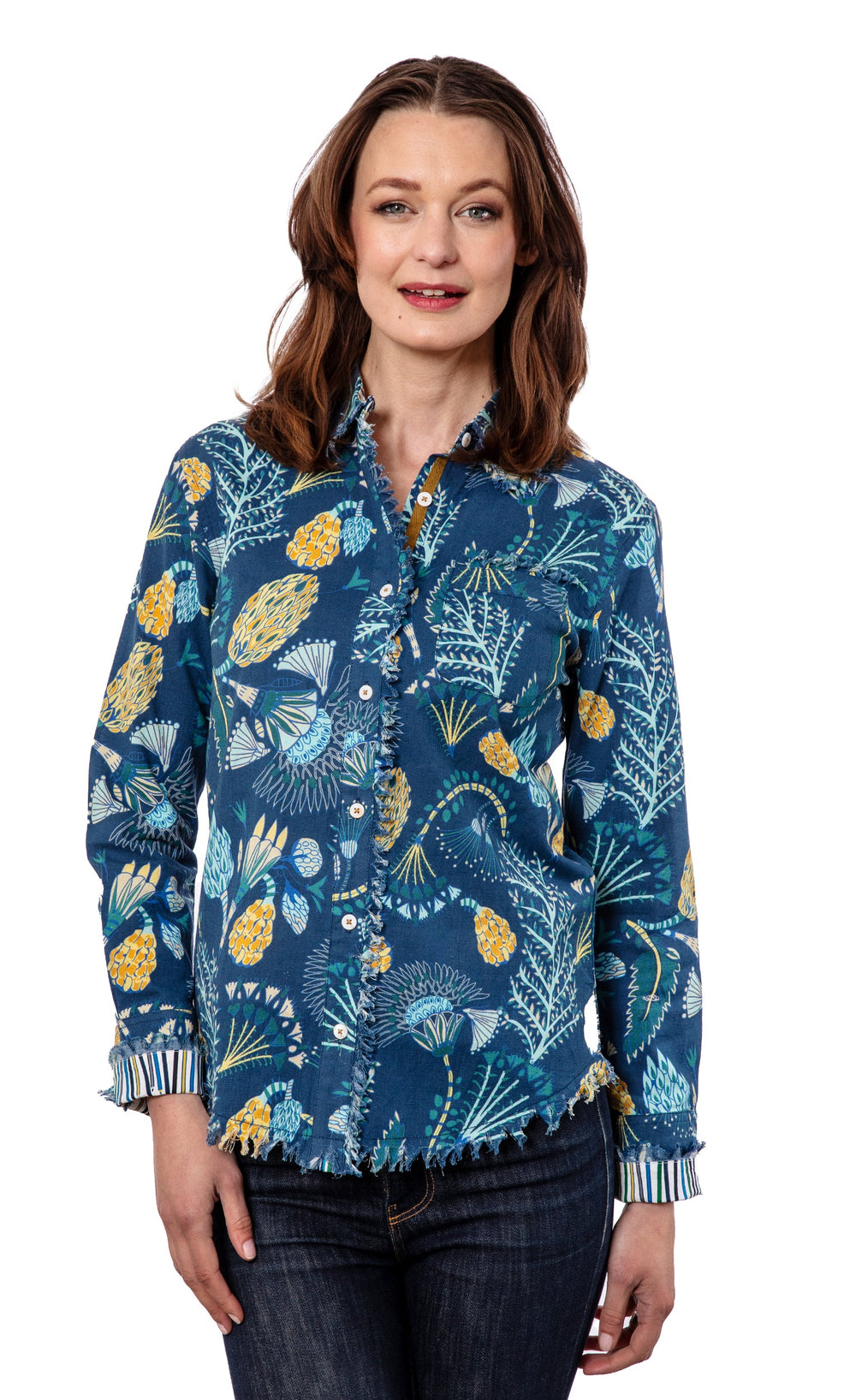 Blue Underwater Print Cape Cod from KADOU Boutique