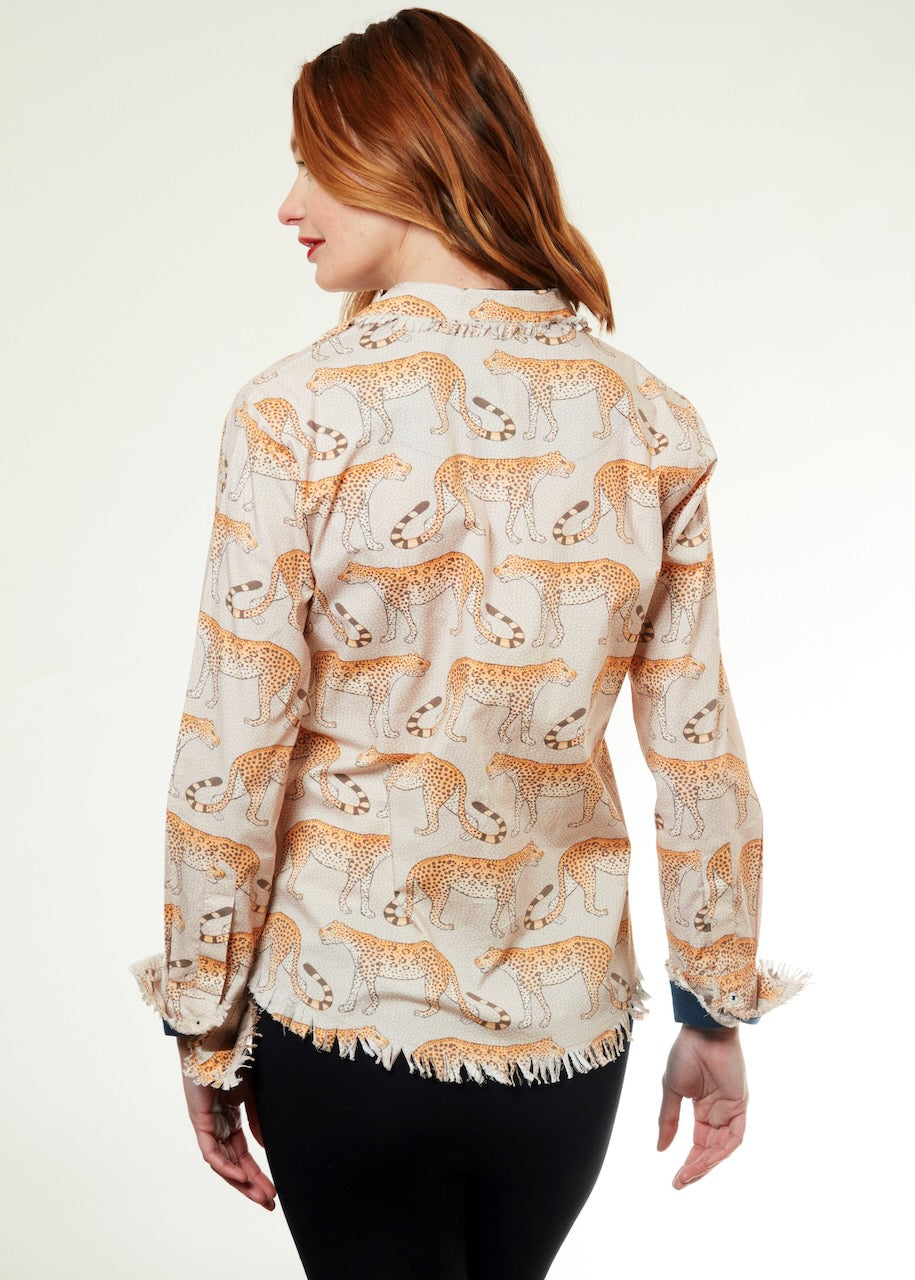 Cape Cod Tunic Leopards from KADOU Boutique