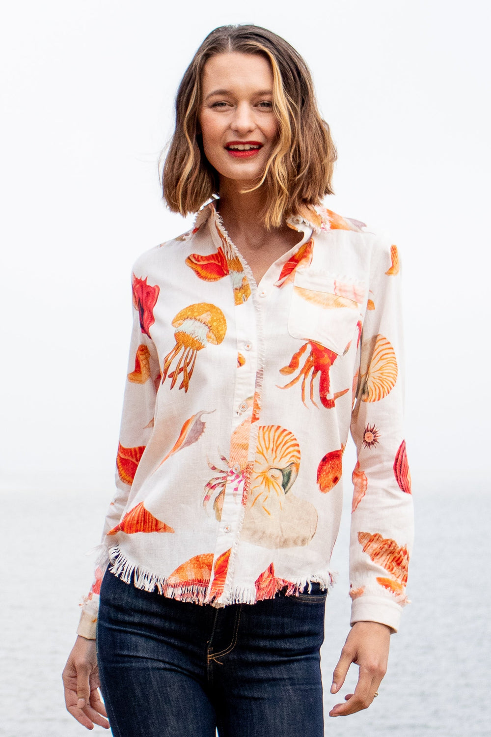 Cape Cod Shirt Sea Life from KADOU Boutique