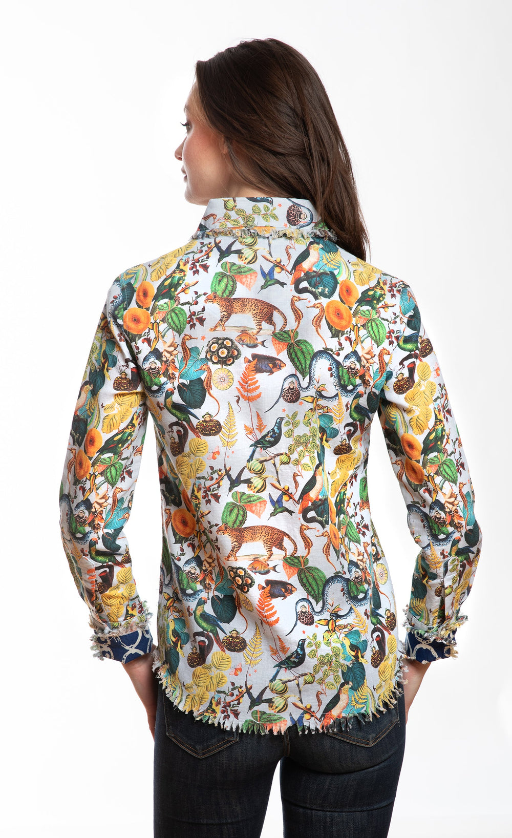 Cape Cod Top with Flowers and Creatures from KADOU Boutique