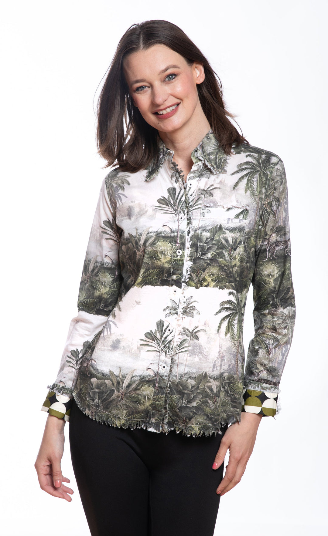 Cape Cod Top Safari Toile Print