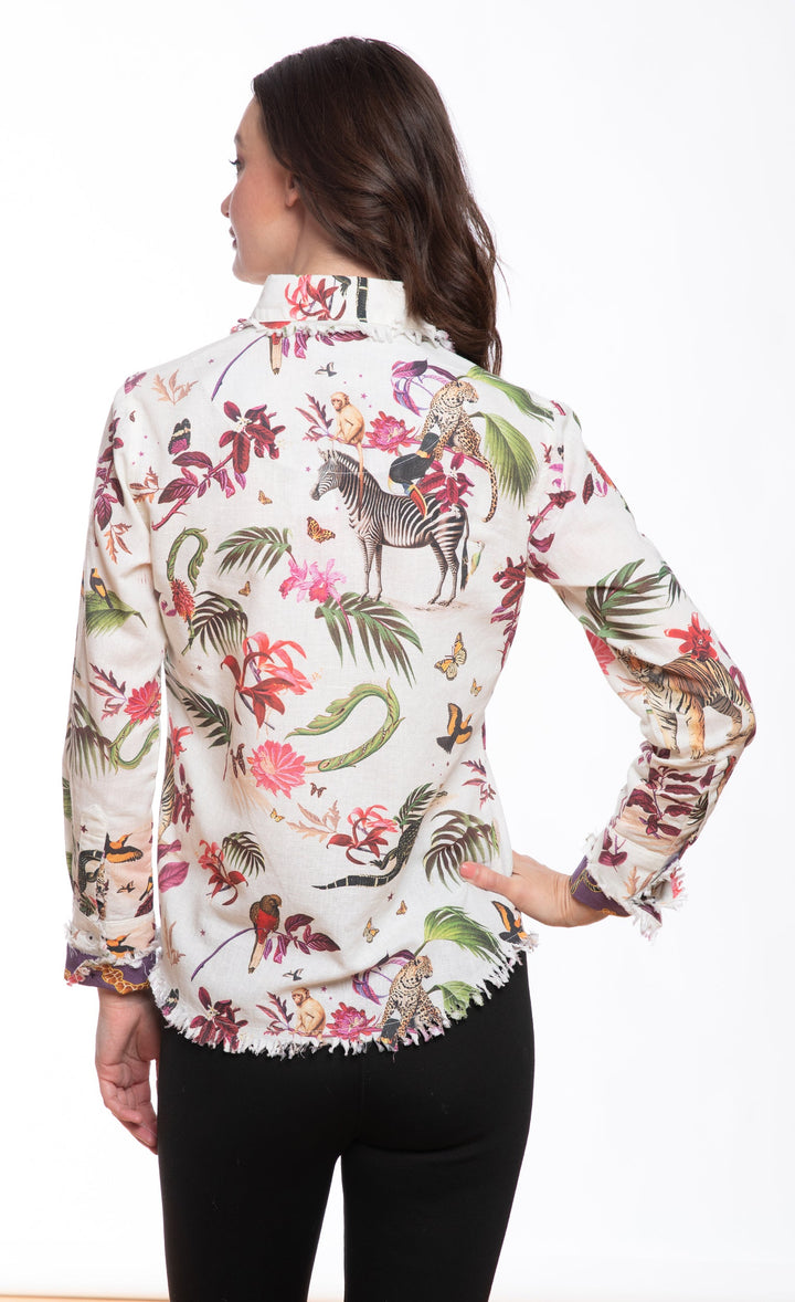 Cape Cod Top Veldt Print with Animals
