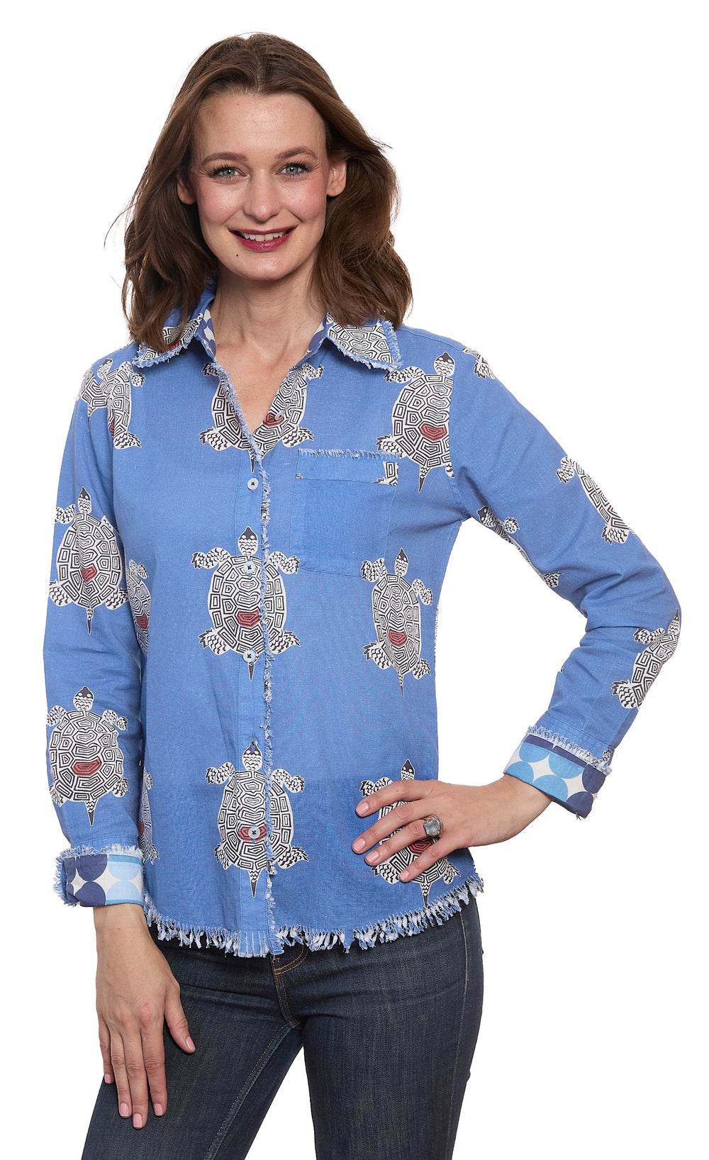 Cape Cod Top Turtles Print from KADOU Boutique