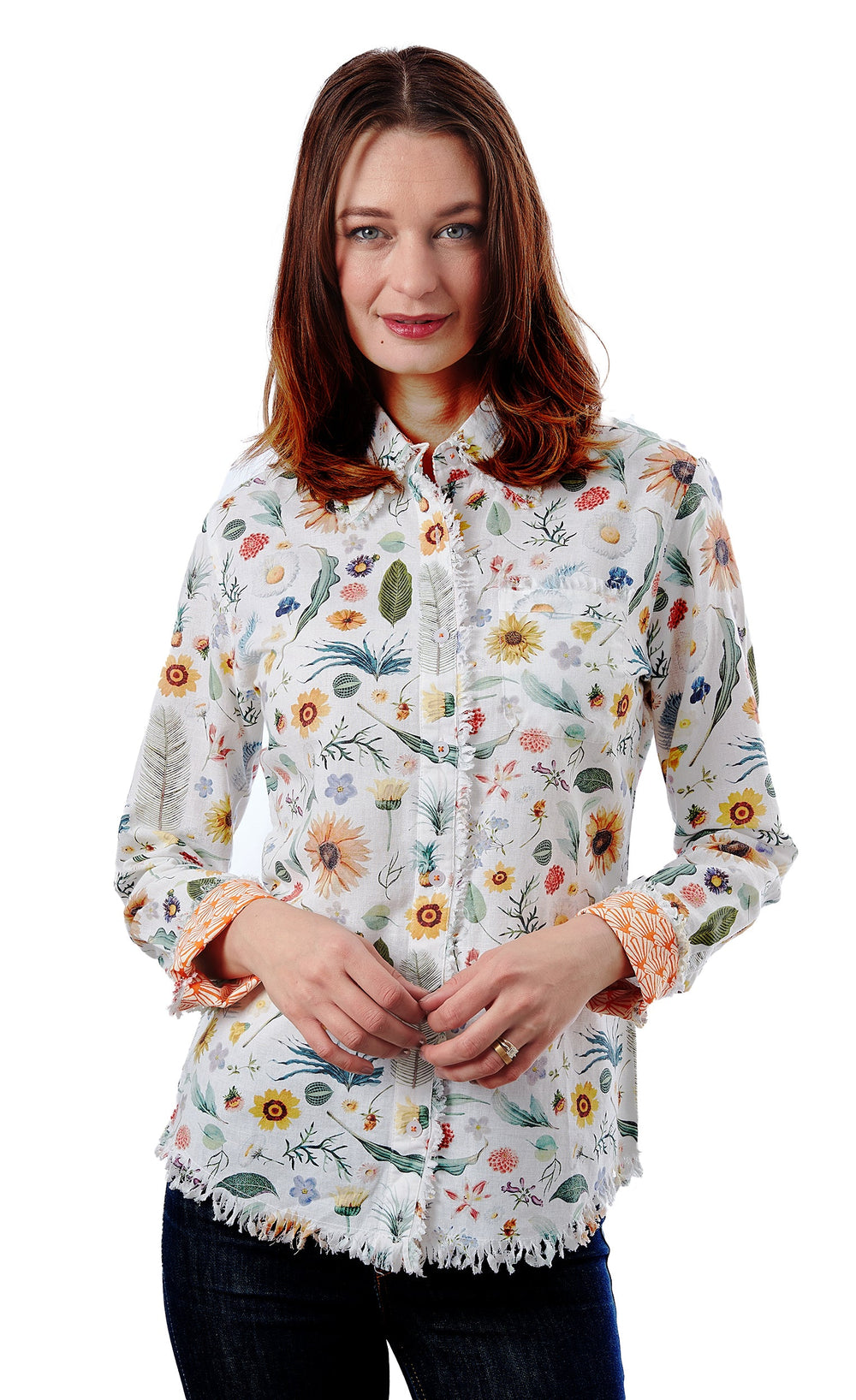 Cape Cod Tunic Botanical Print from KADOU Boutique