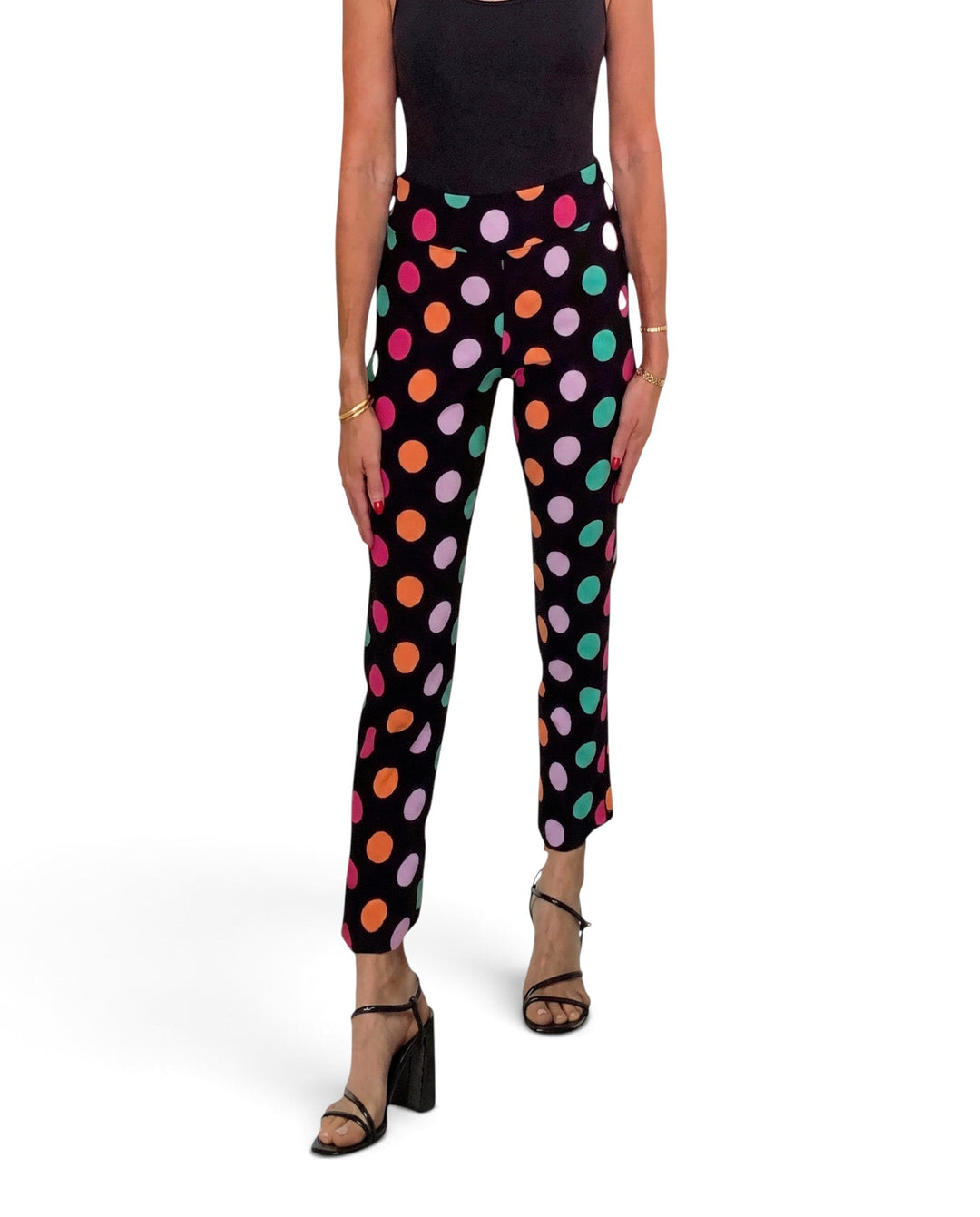 Krazy Larry P507 Pull on Pant - Black Dots