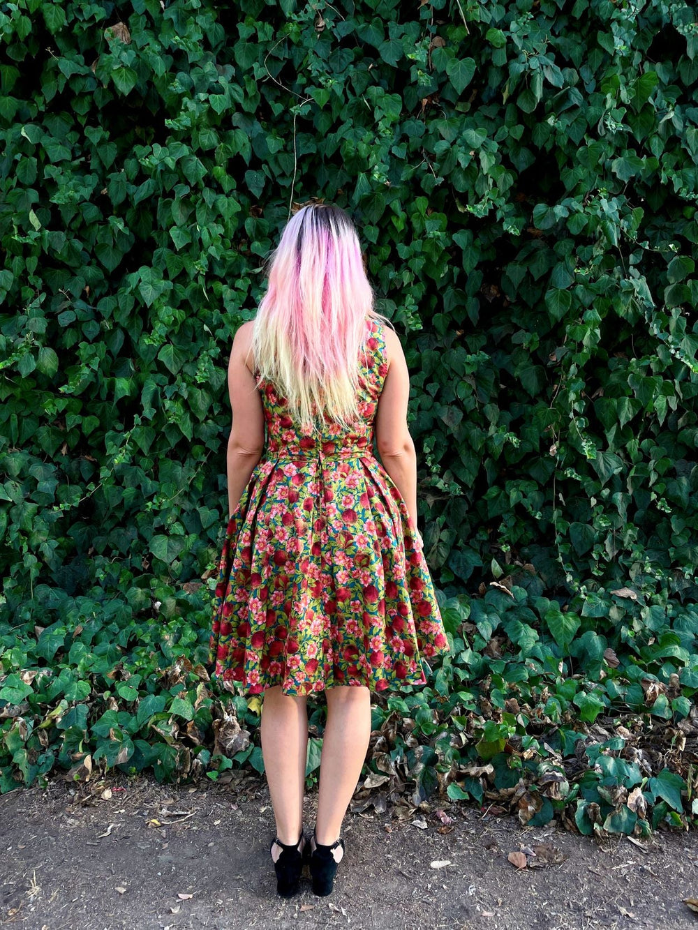 Elizabeth Dress in Pomegranate from KADOU Boutique