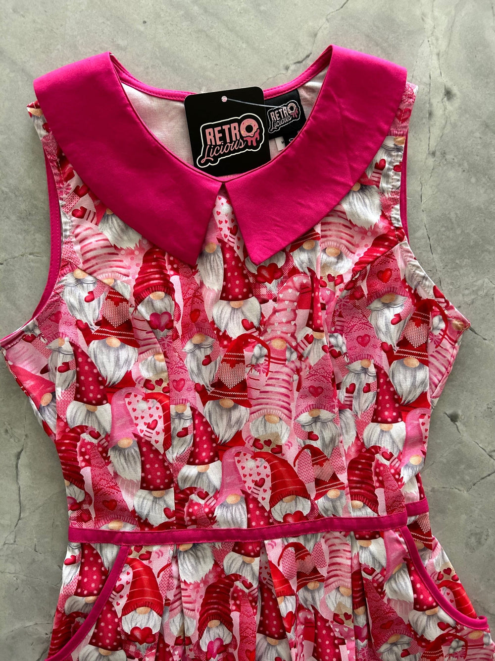 Gnomes Collared Dress from KADOU Boutique