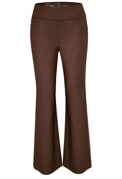 Pull-On Wide Leg Pants