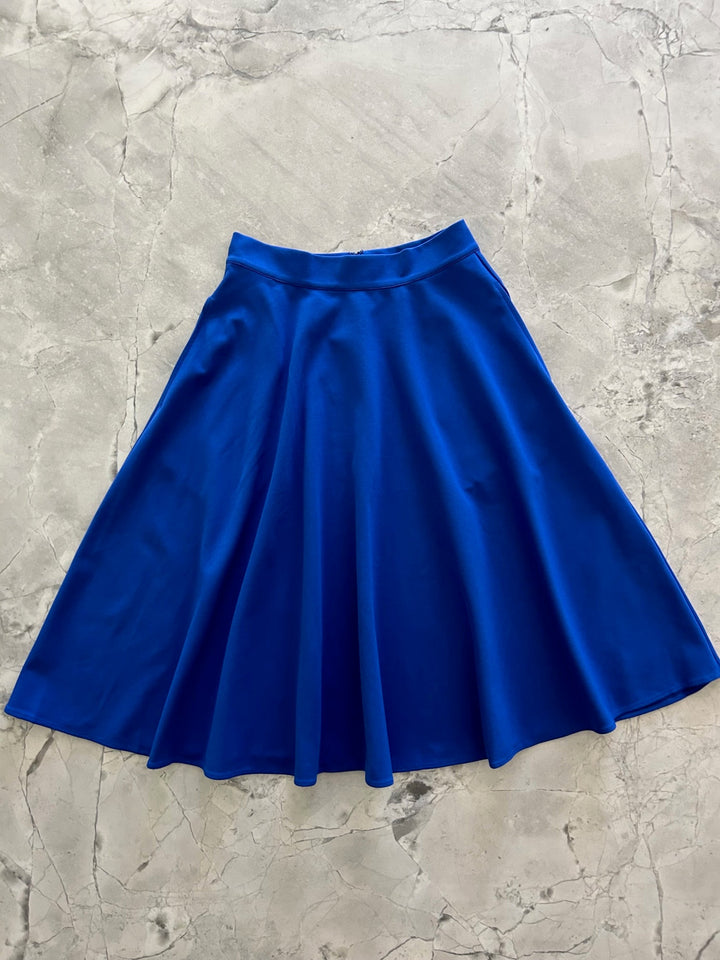 Charlotte Nova Skirt in Blue from KADOU Boutique