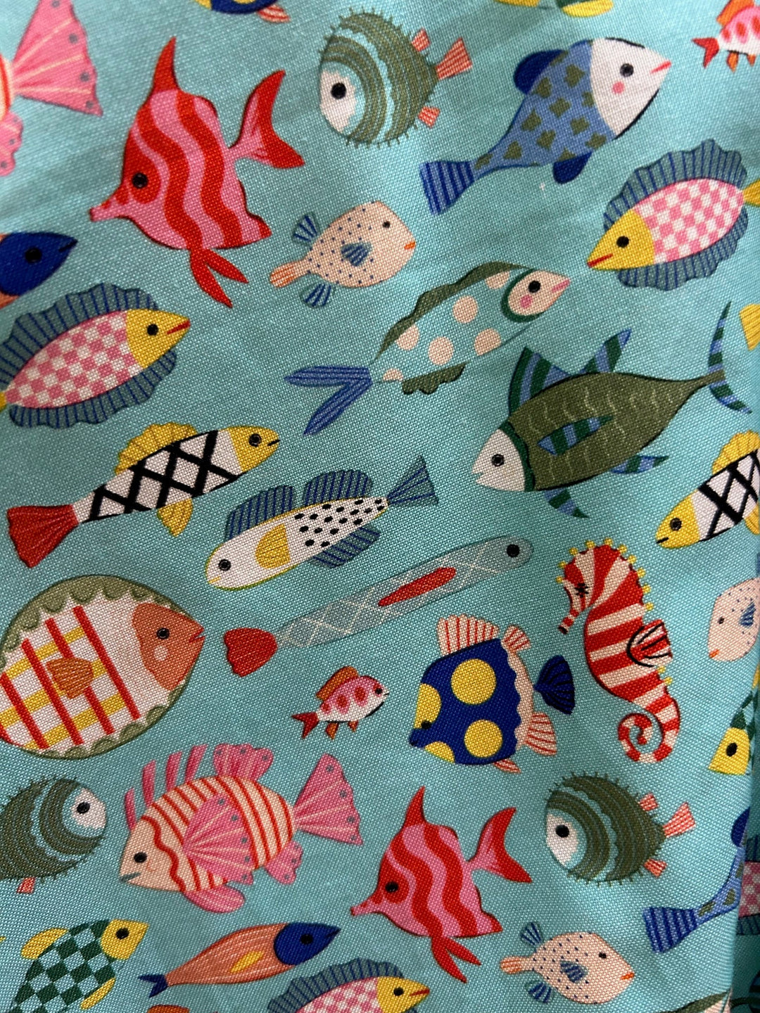 Colorful Fish Skater Skirt from KADOU Boutique