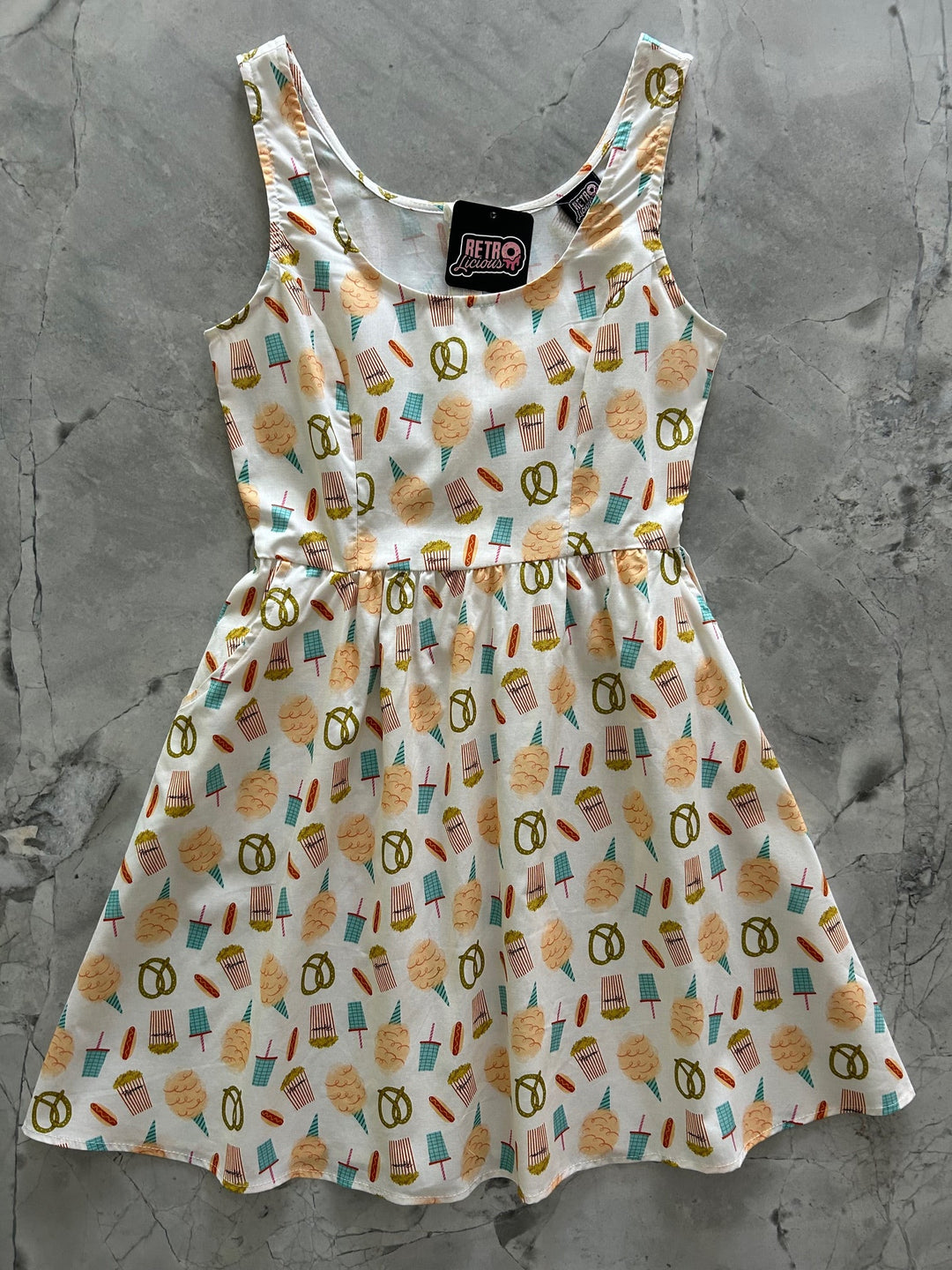 Snacks Shorter Length Fit &amp; Flare Dress