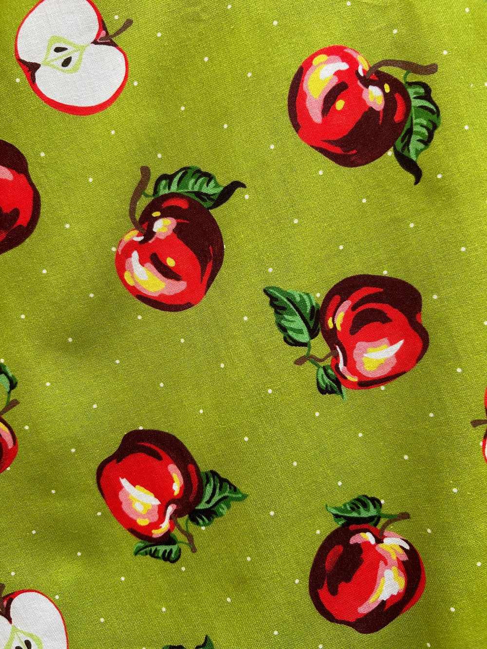 Apples Skater Skirt from KADOU Boutique