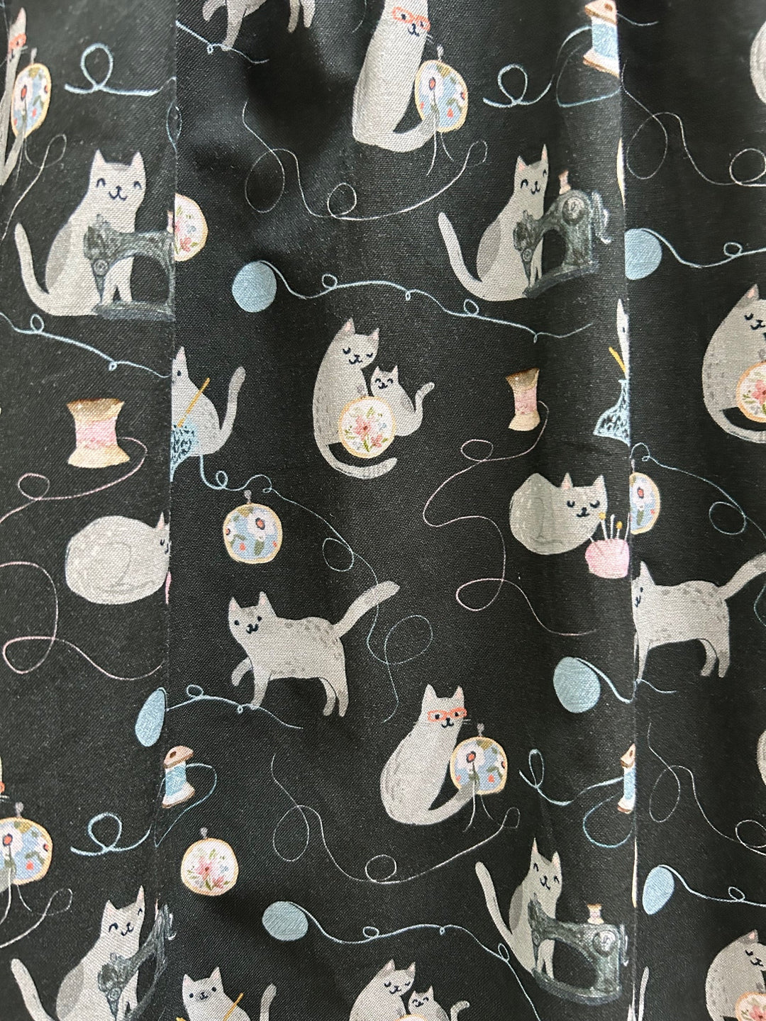 Cats and Yarn Fit &amp; Flare Dress