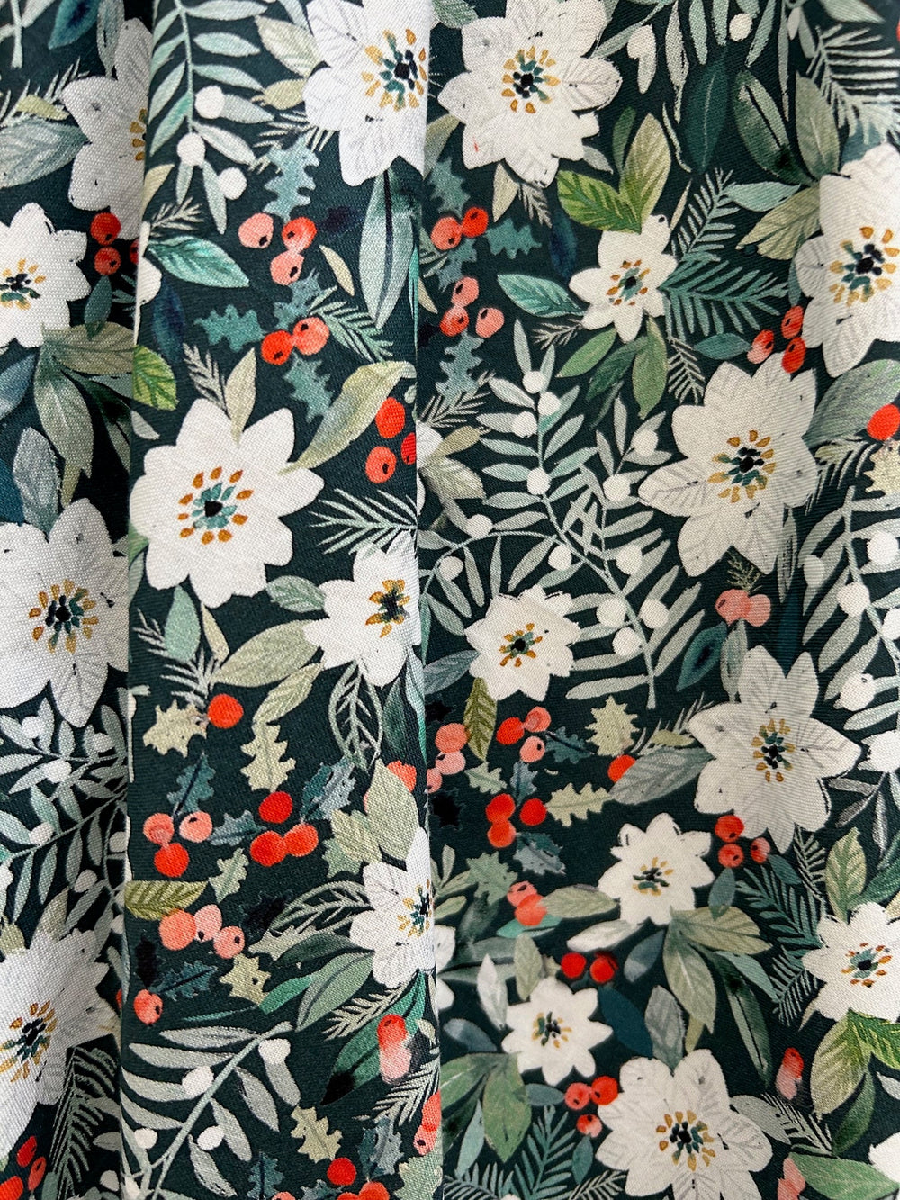Winter Floral Doris Skirt from KADOU Boutique