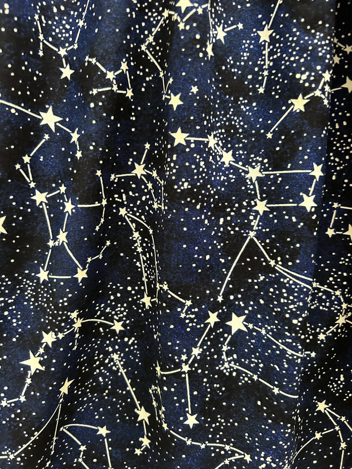 Glow in the Dark Constellations Fit &amp; Flare Dress