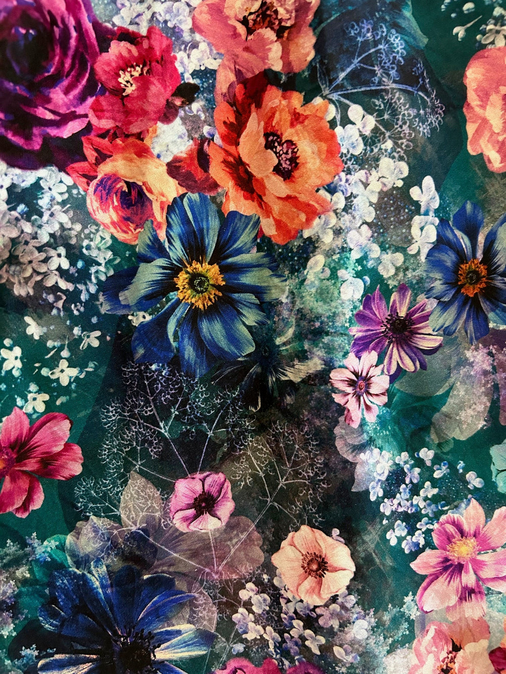 Moody Floral Vintage Dress from KADOU Boutique