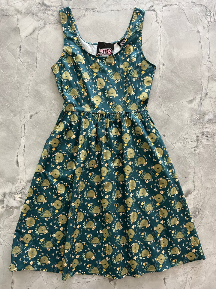 Beehive Fit &amp; Flare Dress