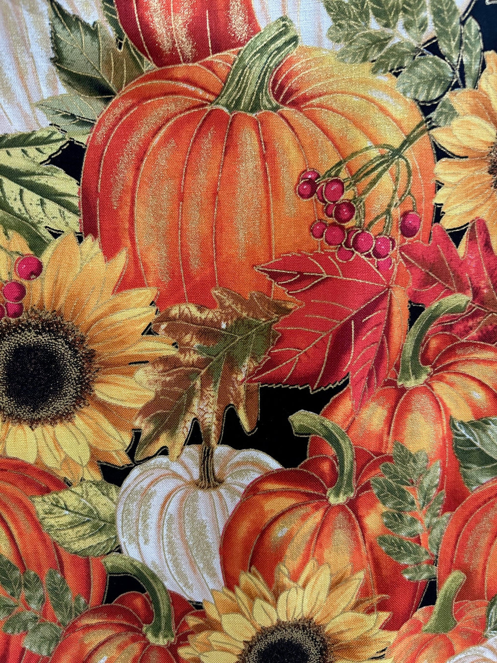 Sunflower & Pumpkin Skater Skirt from KADOU Boutique