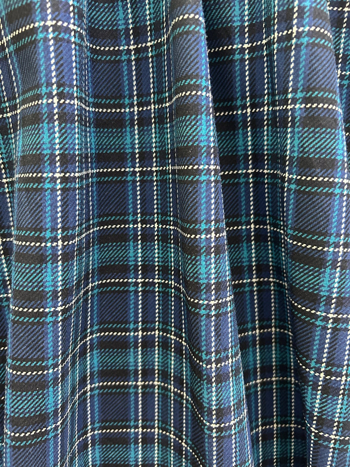Blue Plaid Greta Dress
