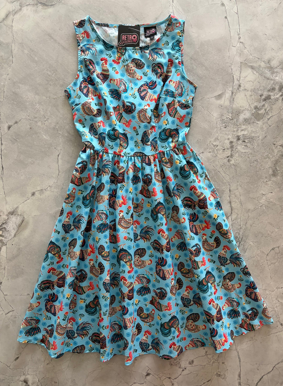 Chicken Vintage Dress from KADOU Boutique