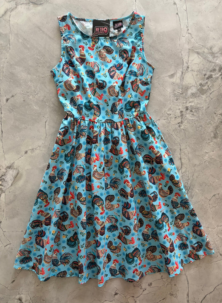Chicken Vintage Dress from KADOU Boutique
