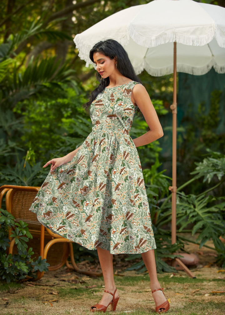 Cottage Tales Midi Dress from KADOU Boutique