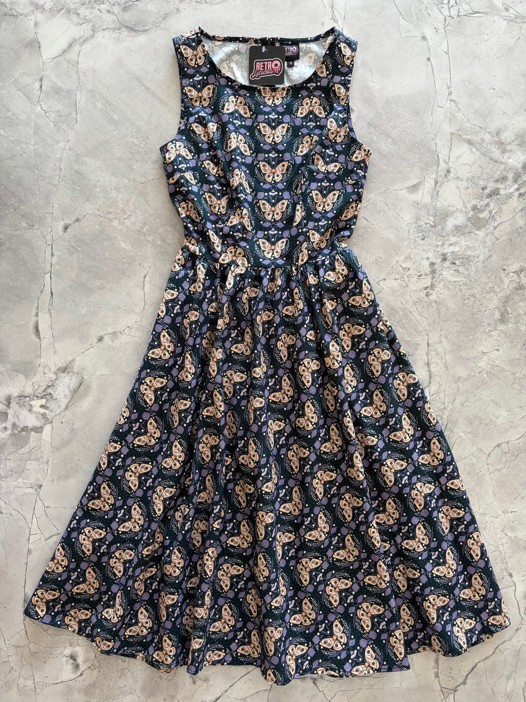Moth Midi Dress from KADOU Boutique