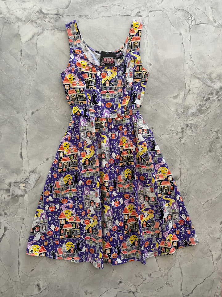 Glow in the Dark Haunted House Fit &amp; Flare Dress