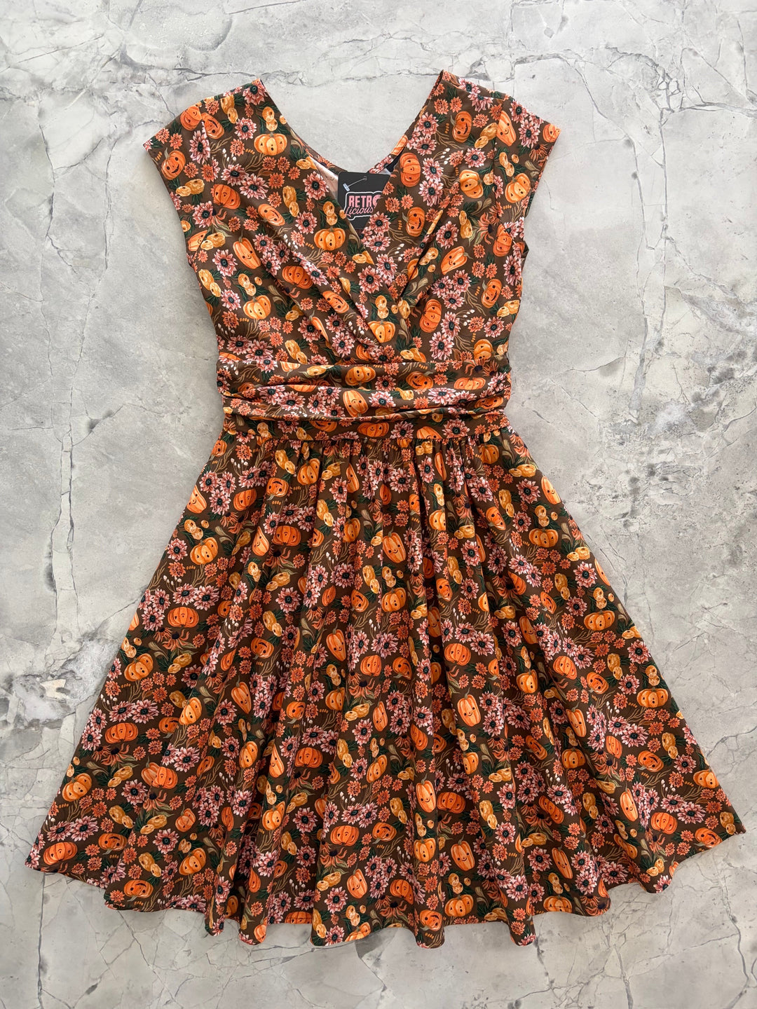 Pumpkins &amp; Flowers Greta Dress