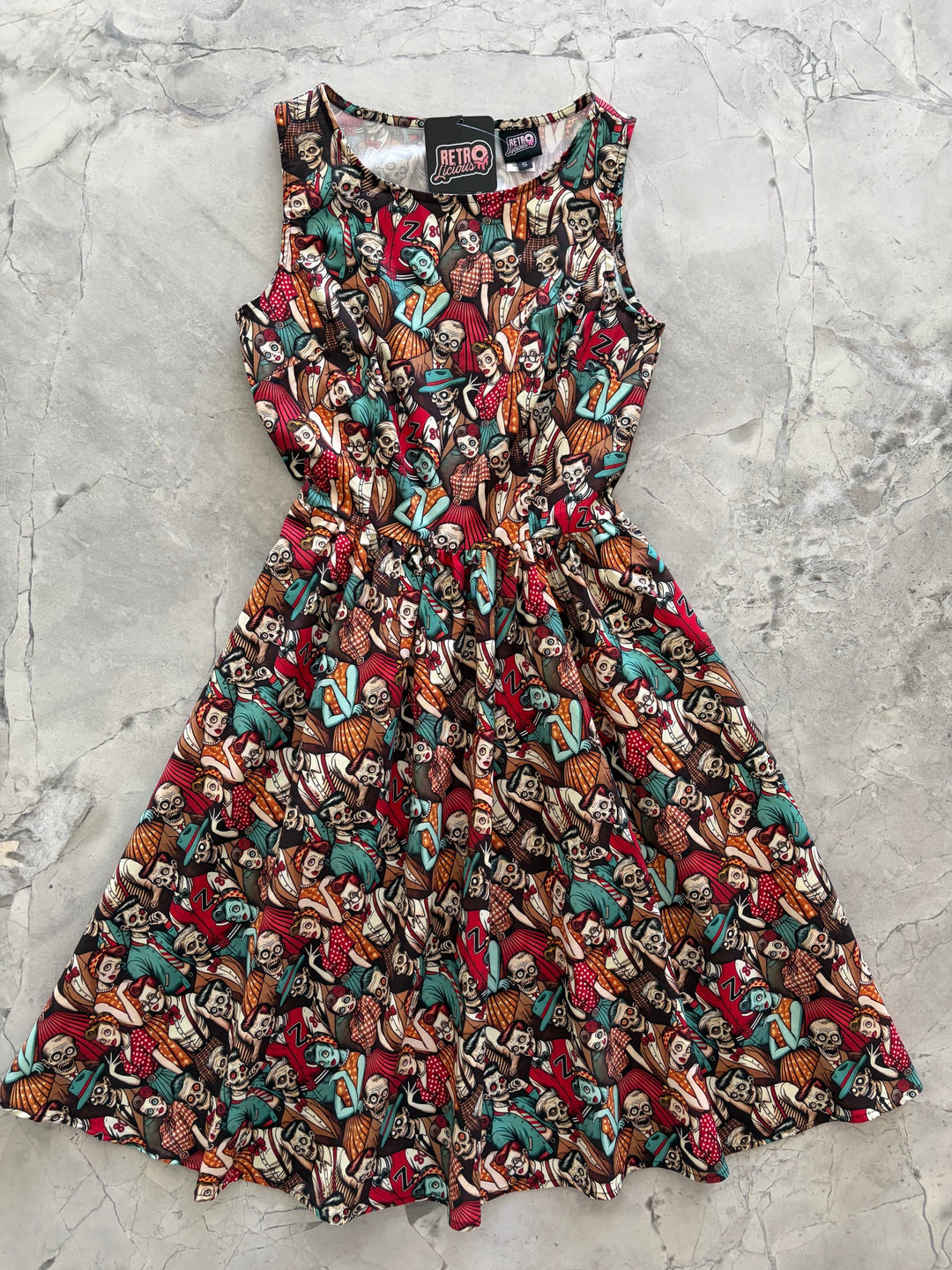 Zombies Vintage Dress