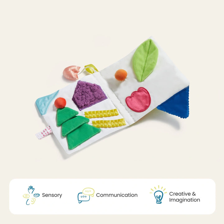 Brain &amp; Hands Playset — Montessori Box (4–6 Months) + Activity Cube