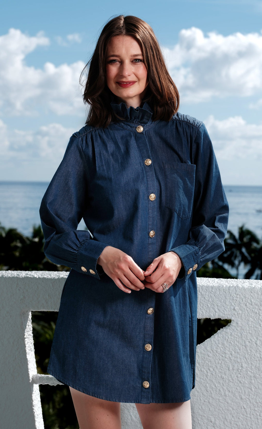 denim tunic shirt dress Maqroz Womens Denim Dress Button Down Shirt Dress Short Sleeve Lapel Jean Tunic Mini Dresses with Pockets Casual Loose Solid Color Sun Dress