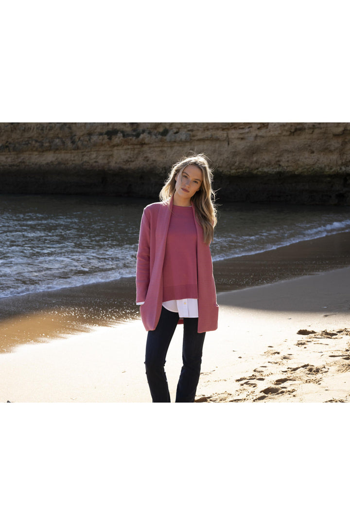 Multi-Knit Cardigan