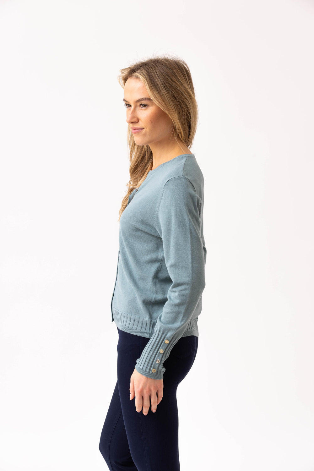 Essential Button Cardigan from KADOU Boutique