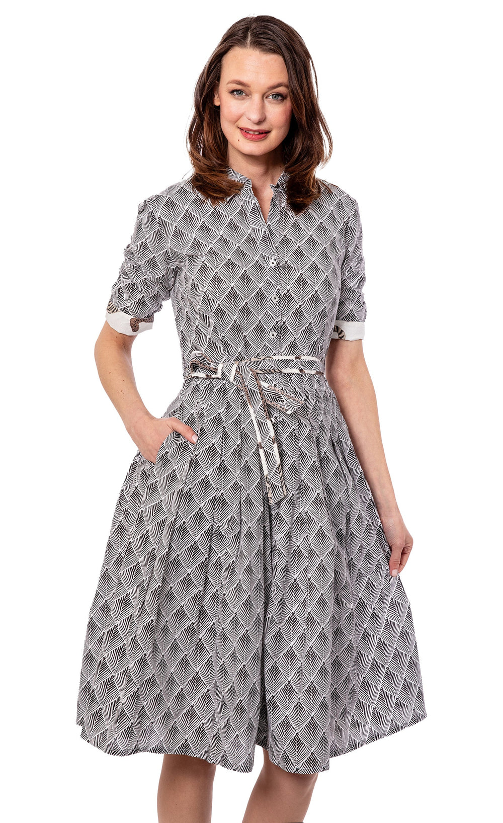 Mrs Maisel Black White Geometric from KADOU Boutique
