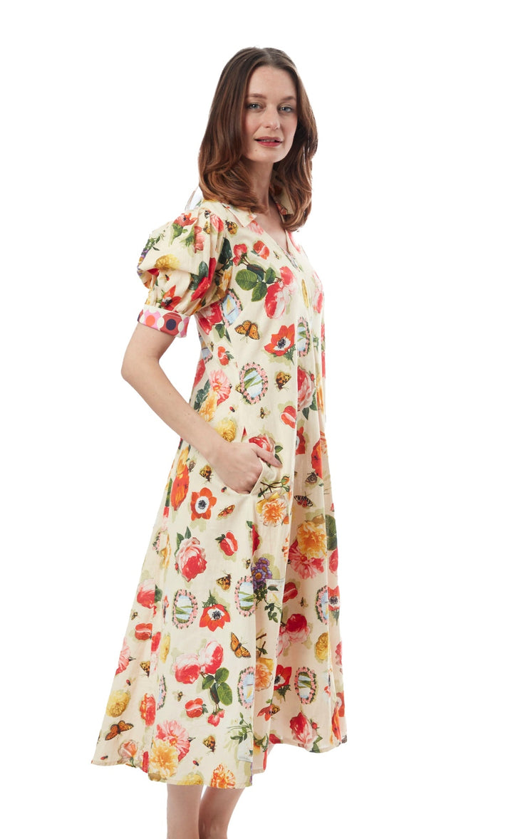 Montauk Botanical Floral Dress from KADOU Boutique