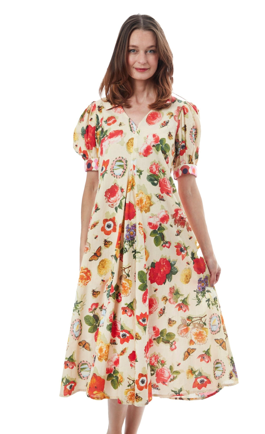 Montauk Botanical Floral Dress from KADOU Boutique